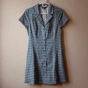Modcloth cotton gingham dress